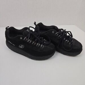 Skechers Shape-ups 11801 Rocker Bottom Toning Walking Shoes Black Women Size 7.5